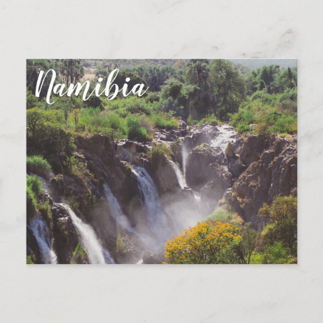 Namibia Kunene River Epupa Falls Landscape Nature Postcard (Front)