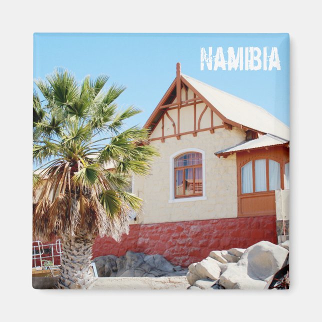Namibia Lüderitz Architecture Magnet (Front)