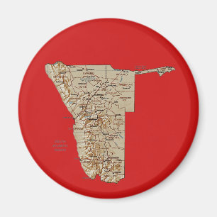 Namibia Map Magnet