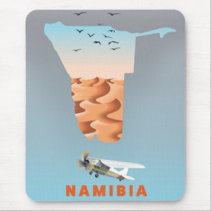 Namibia map mouse mat