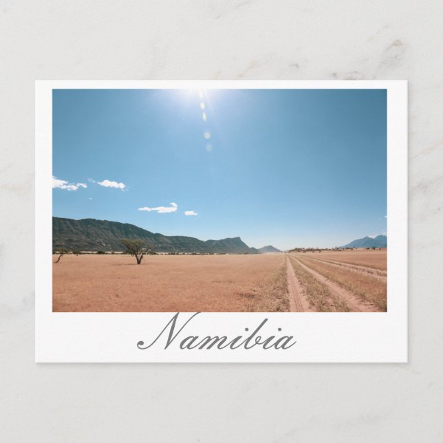 Namibia Marienfluss Savannah Landscape Nature Postcard (Front)