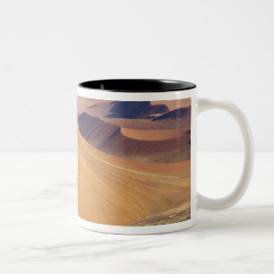 Namibia, Namib-Naukluft Park. Aerial view of Two-Tone Coffee Mug
