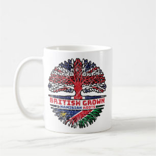 Namibia Namibian British UK Tree Roots Flag Coffee Mug