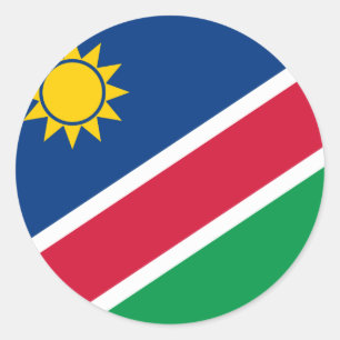 Namibia (Namibian) Flag Classic Round Sticker