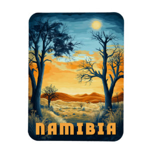 Namibia - Retro African Safari  Magnet
