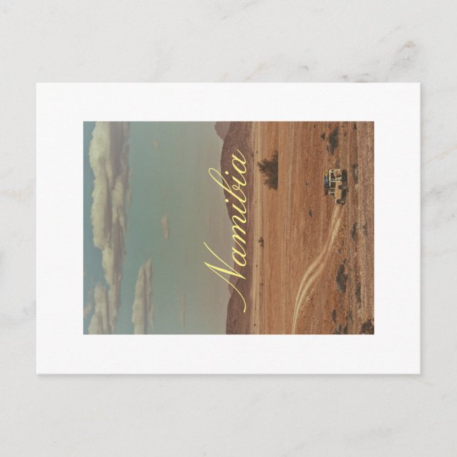 Namibia Savannah Bush Nature Postcard (Front)