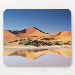 Namibia, Sossusvlei Region, Sand Dunes at desert Mouse Mat