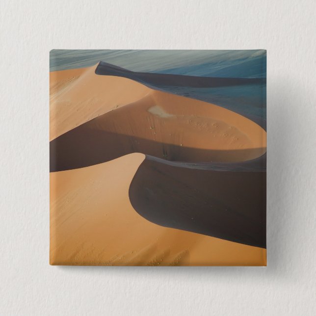 Namibia, Soussevlei, Great Red Sand Dunes, 15 Cm Square Badge (Front)
