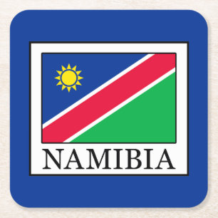 Namibia Square Paper Coaster
