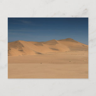 Namibia - Yellow Namib desert dunes postcard