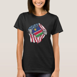Namibian Blood Inside Me Namibia Flag T-Shirt