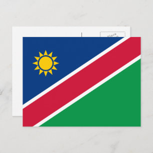 Namibian Flag, Flag of Namibia Postcard