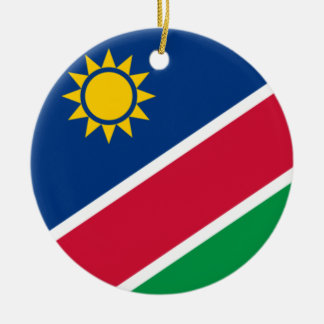 Namibian Flag (Namibia) Ceramic Tree Decoration