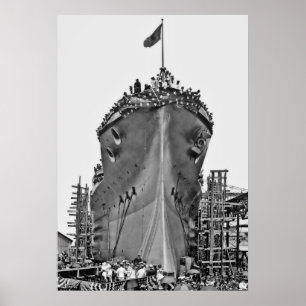 Naming Ceremony for BB-39: USS Arizona Poster