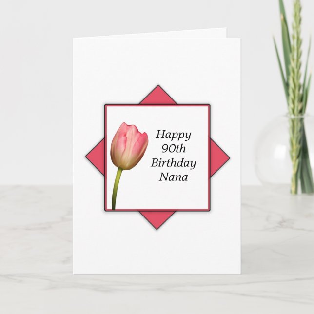 Nana 90th Birthday Card (Front)