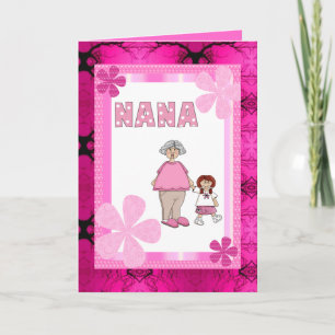 Nana And Granddaughter Card