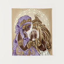 Nanã and Obaluaiê by Oradica N.C. Porciunula