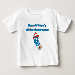 Nana and Papa's Little Firecracker Tshirts