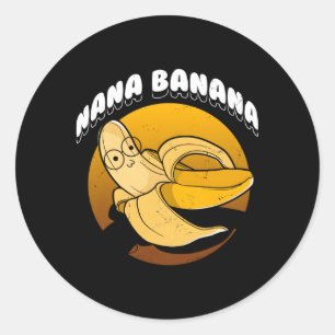 Nana Banana Classic Round Sticker