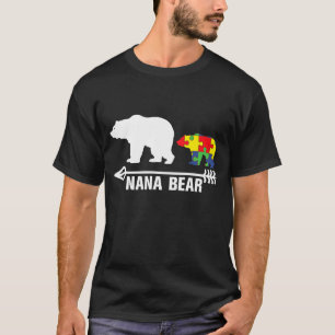 Nana Bear Autism Awareness Mummy Puzzle T-Shirt