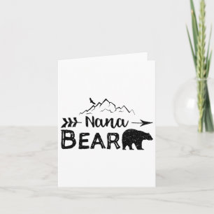 Nana Bear - Camping Card