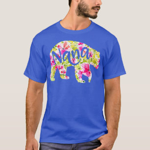 Nana Bear  Women Christmas Grandma Pyjamas  T-Shirt