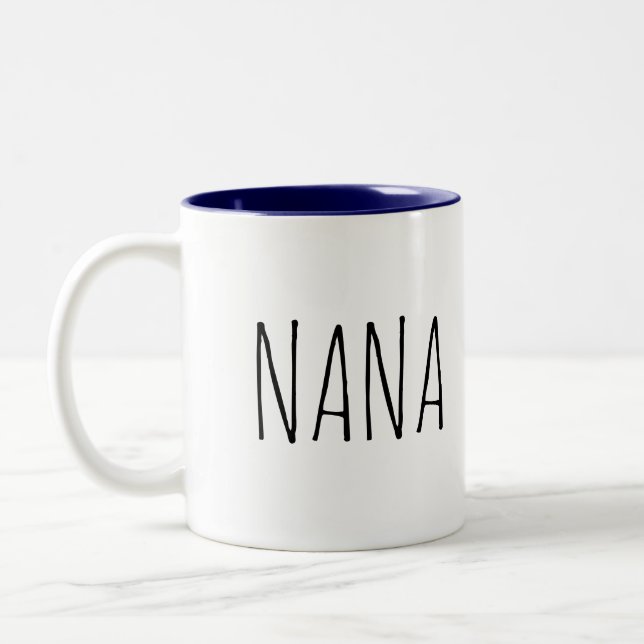 Nana Blue Interior Inside Coffee Mug (Left)