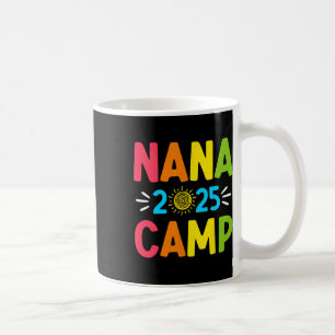 Nana Camp 2025 Family Vacation Summer Camping Crew Coffee Mug