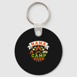 Nana camp 2026 family summer vacation camping crew key ring