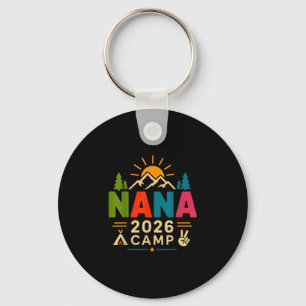Nana camp 2026 fun family camping trip summer key ring