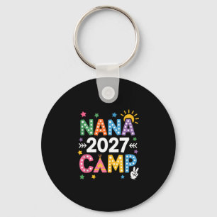 Nana camp 2027 family vacation summer camping crew key ring