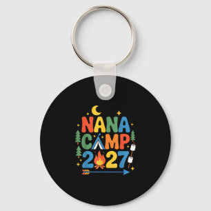 Nana camp 2027 family vacation summer camping crew key ring