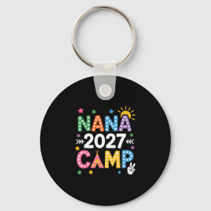 Nana camp 2027 family vacation summer camping crew key ring