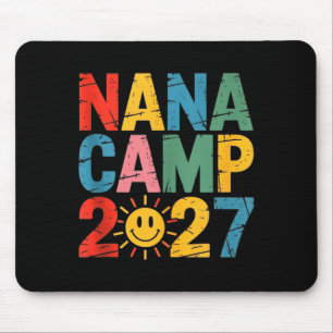 Nana camp 2027 family vacation summer camping crew mouse mat