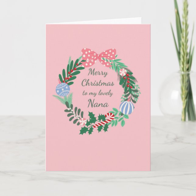 Nana Christmas Card (Front)