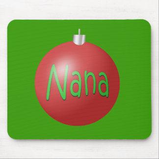 Nana - Christmas Ornament Mouse Mat
