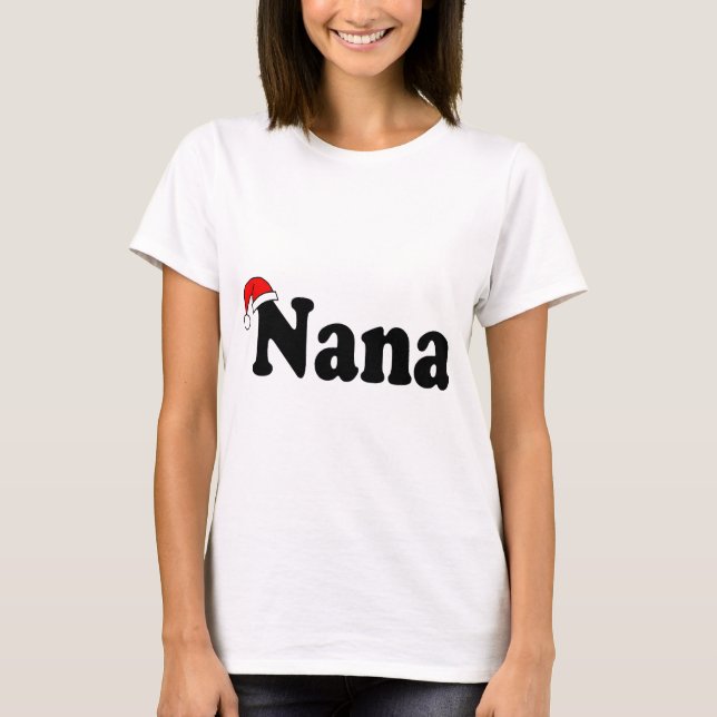 Nana Christmas T-Shirt (Front)