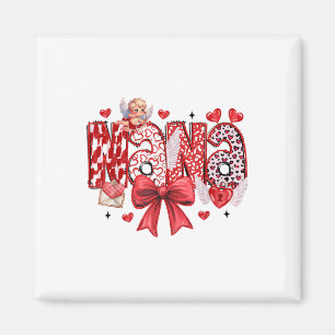 Nana Coquette Bow Happy Valentine Day Mum Mother C Magnet