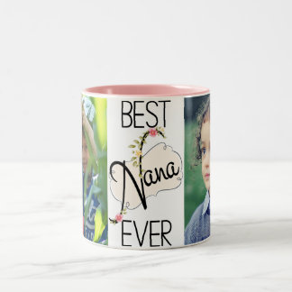 Nana Custom Photos Two-Tone Coffee Mug