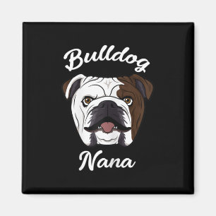 Nana Cute English Bulldog Grandma  Magnet