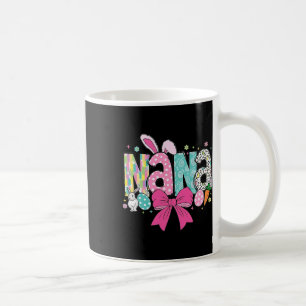 Nana Easter Coquette Bow Happy Easter Bunny Rabbit Coffee Mug