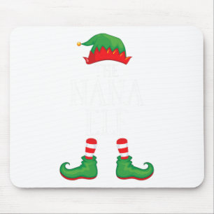 Nana Elf Matching Group Xmas Funny Family Christma Mouse Mat