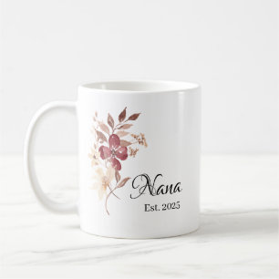 Nana Est. Year – New Nana Milestone Gift Coffee Mug