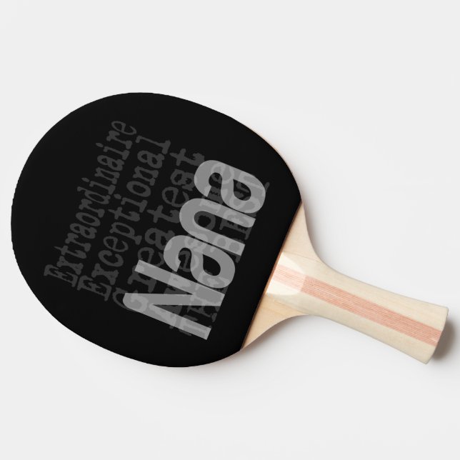 NaNa Extraordinaire Ping Pong Paddle (Side)
