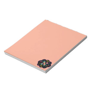 Nana Floral Flower Name Initial Notepad
