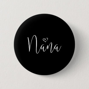 Nana For Women Grandma Christmas Mother's Day Gran 6 Cm Round Badge