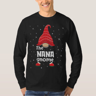 Nana Gnome Family Matching Christmas Funny Pajama T-Shirt