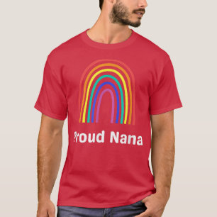 Nana Grandma Gay Pride LGTB LGTBQ Rainbow Cute T-Shirt