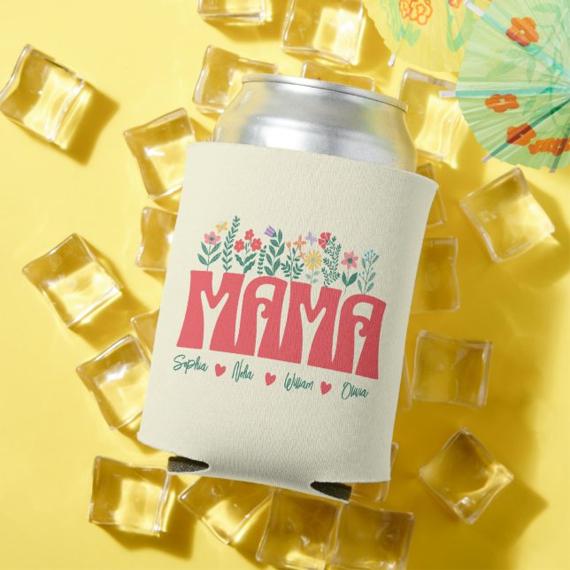 NANA GRANDMA GRANDMOTHER GRANNY -Customise it Can Cooler (In Situ Summer)