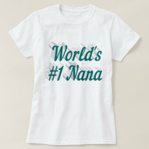 Nana green text T-Shirt